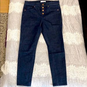 LOFT Button-Fly Jeans